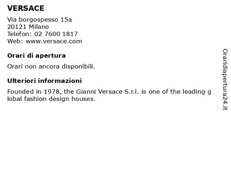 ᐅ Orari di apertura „Avvocato Versace Elena“ 